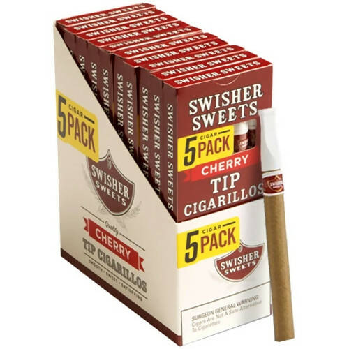 Swisher Sweets - Plastic Tipped Cigarillos - 5 Pack