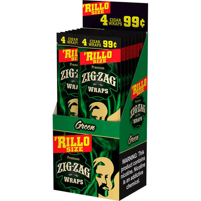 Zig-Zag Wraps - 'Rillo Size - 4 Pack
